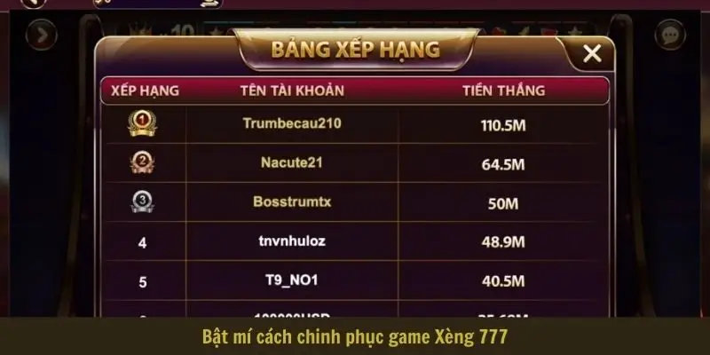 bat mi cach chinh phuc game xeng 777 Bật mí cách chinh phục game Xèng 777